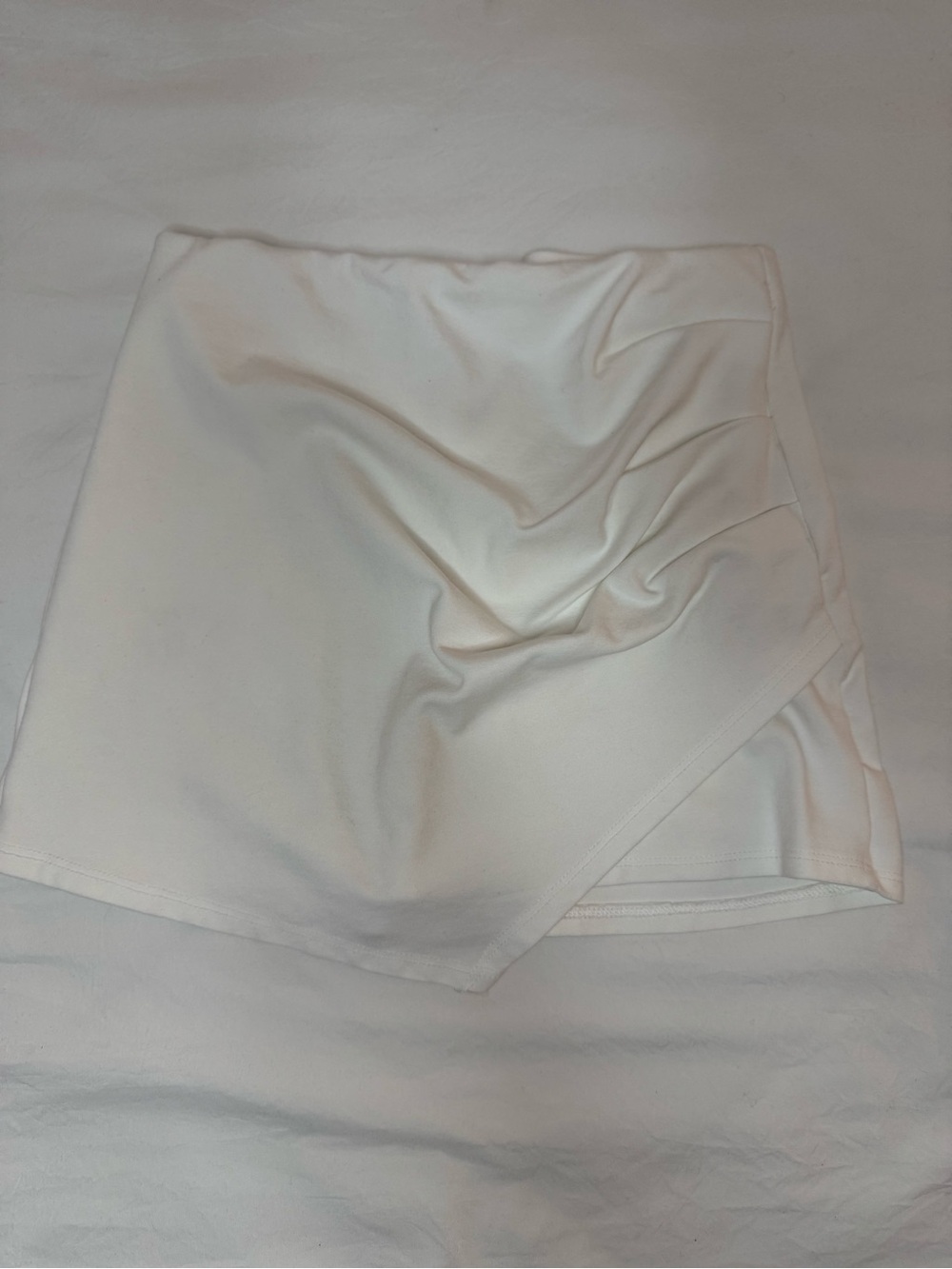 Windsor White Asymmetric Mini Skort